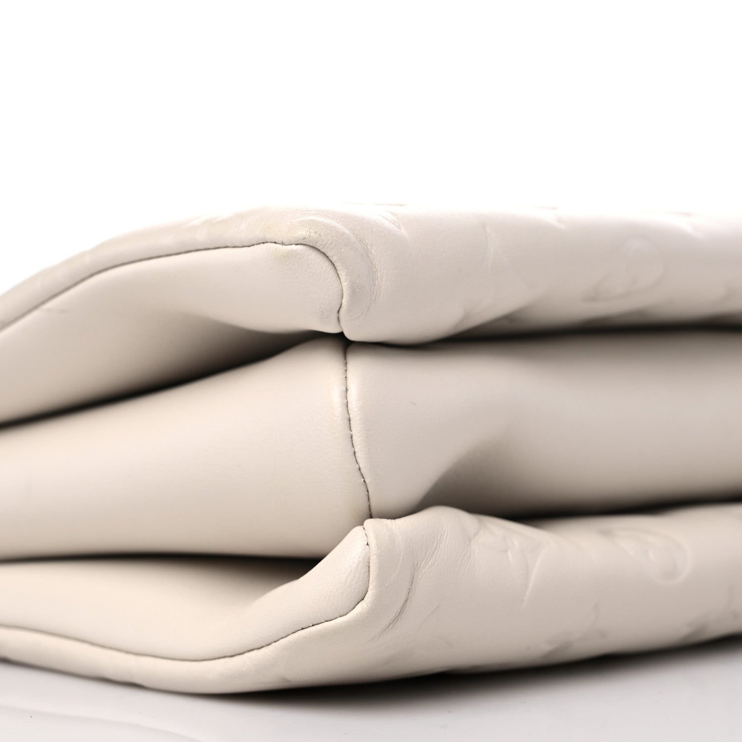 Louis Vuitton Lambskin Embossed Monogram Coussin PM Cream 9 of 11