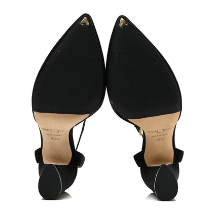Jimmy Choo Suede Kambree 85 Pumps 35.5 Black 5 of 8