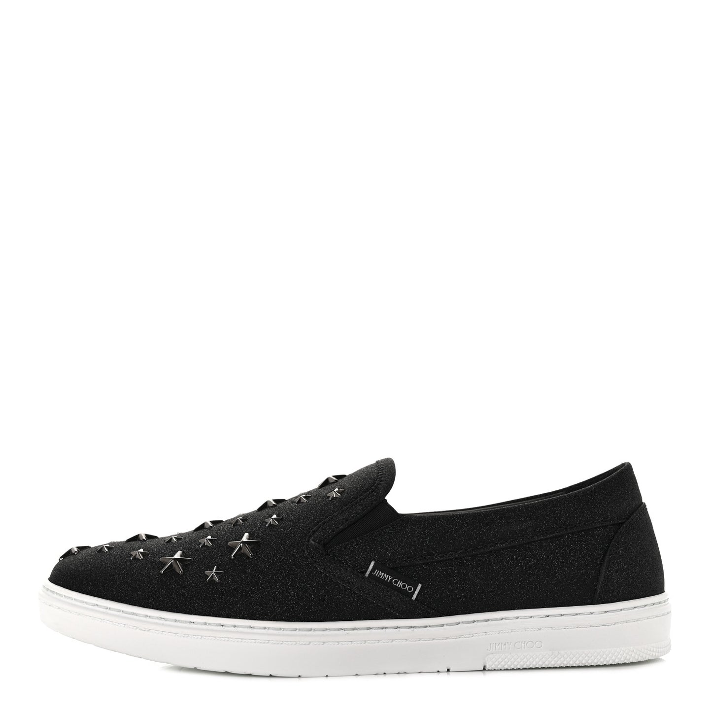 Fine Glitter Suede Mens Grove Sneakers 43.5 Black
