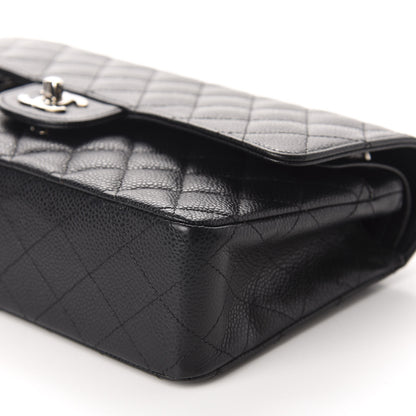 Chanel Caviar Quilted Medium Double Flap Black 7 of 13