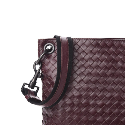 Bottega Veneta Nappa Intrecciato VN Crossbody Messenger Bag Aubergine 11 of 11