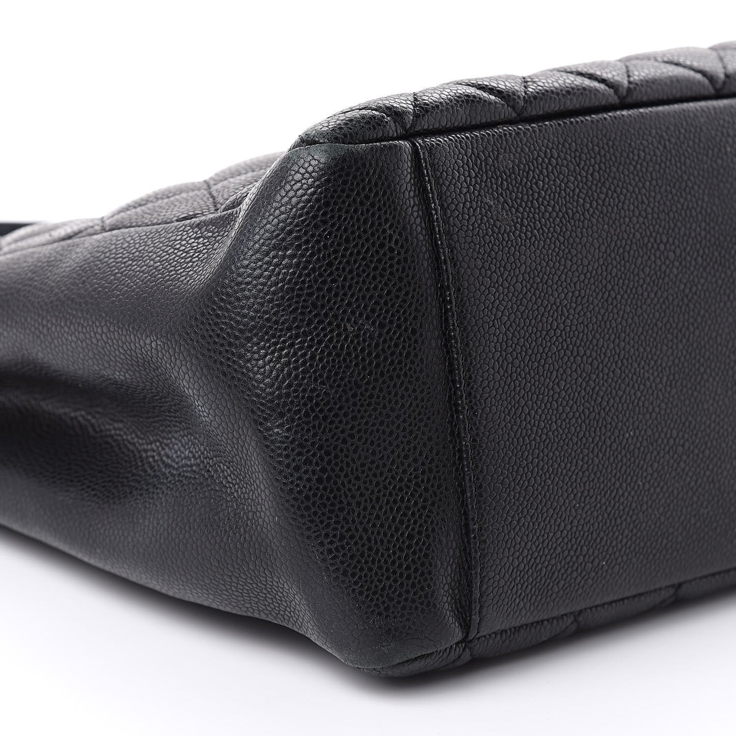 Caviar Quilted Grand Shopping Tote GST Black