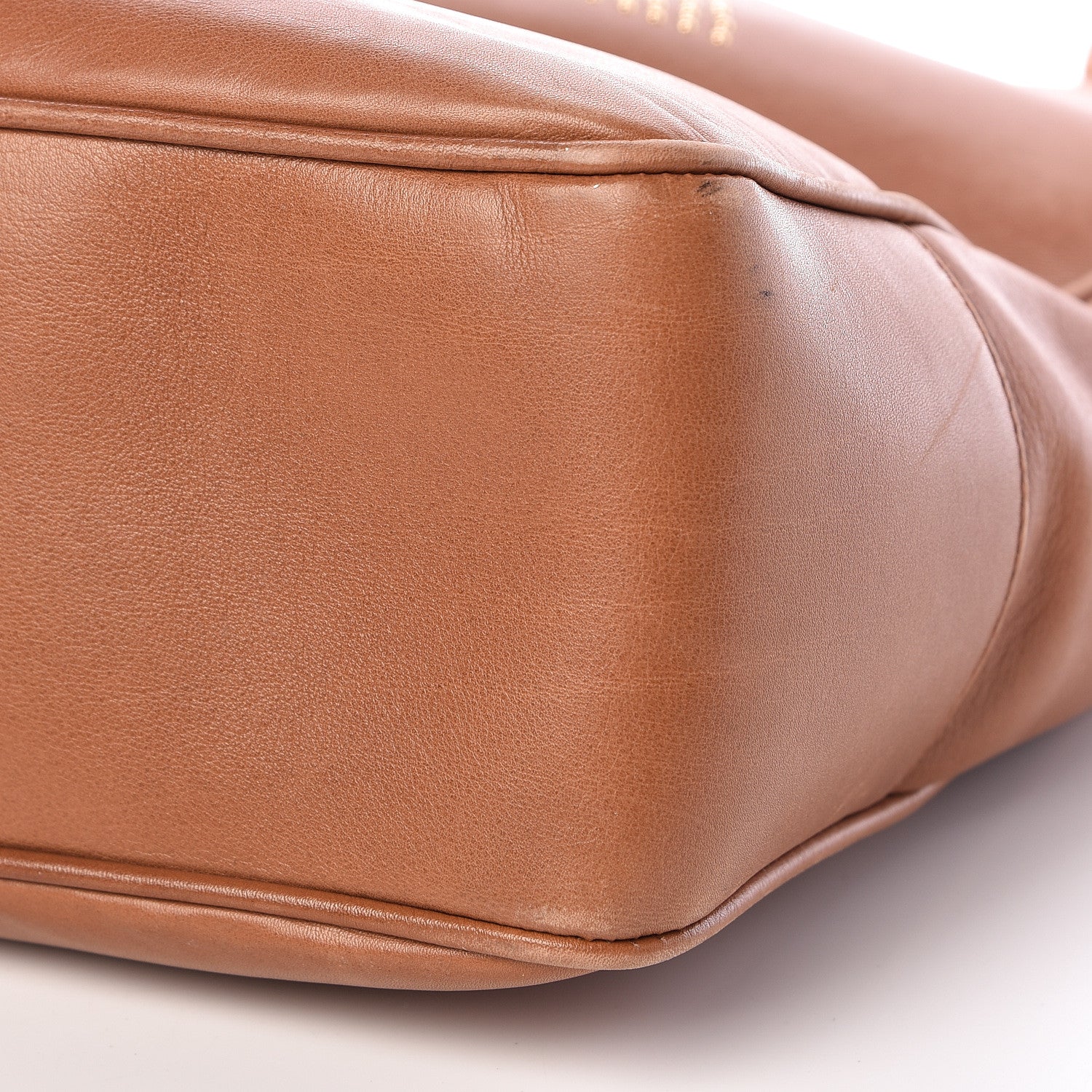 Chanel Lambskin Studded CC Tote Brown 11 of 13