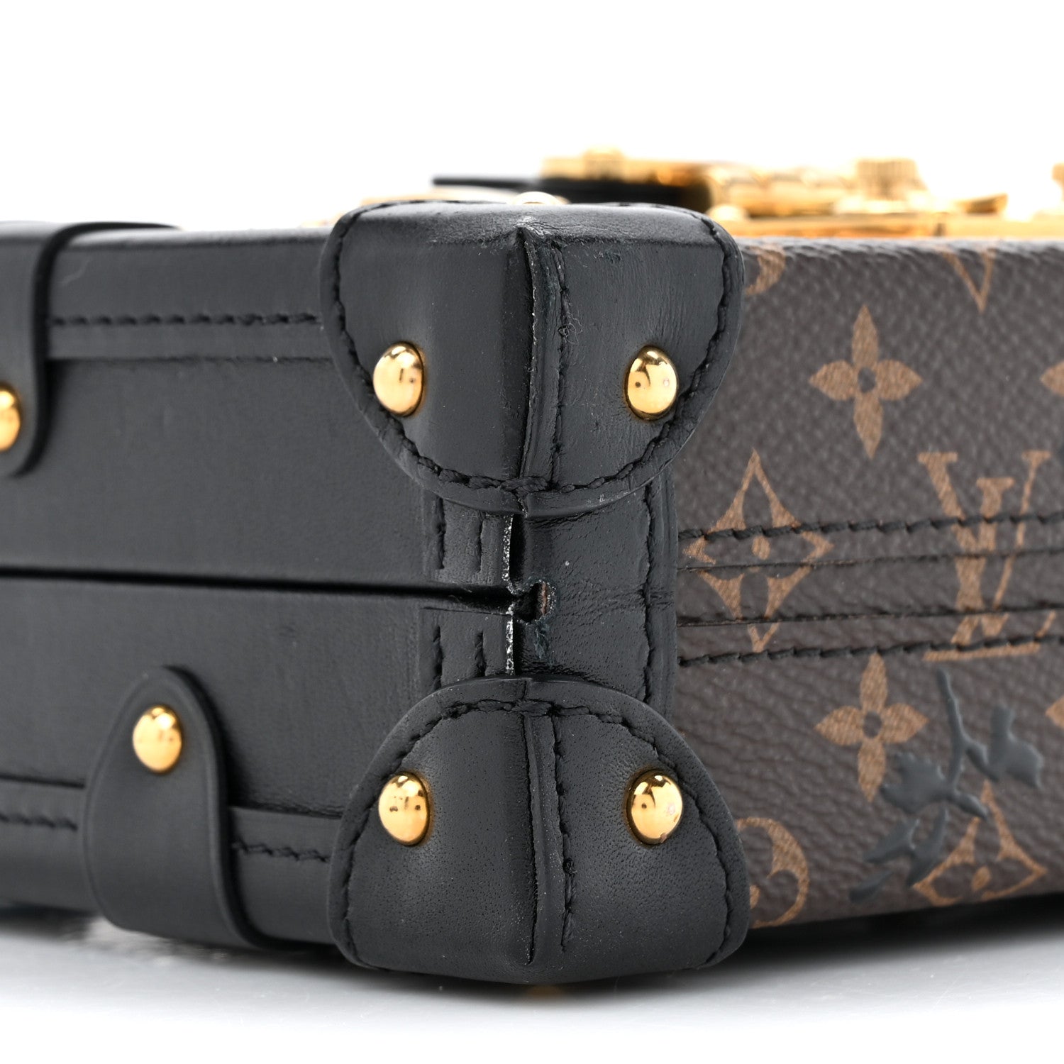 Louis Vuitton LOUIS VUITTON Monogram Blossom Petite Malle Black 8 of 13