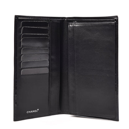 Chanel Patent CC Yen Wallet Black 5 of 10