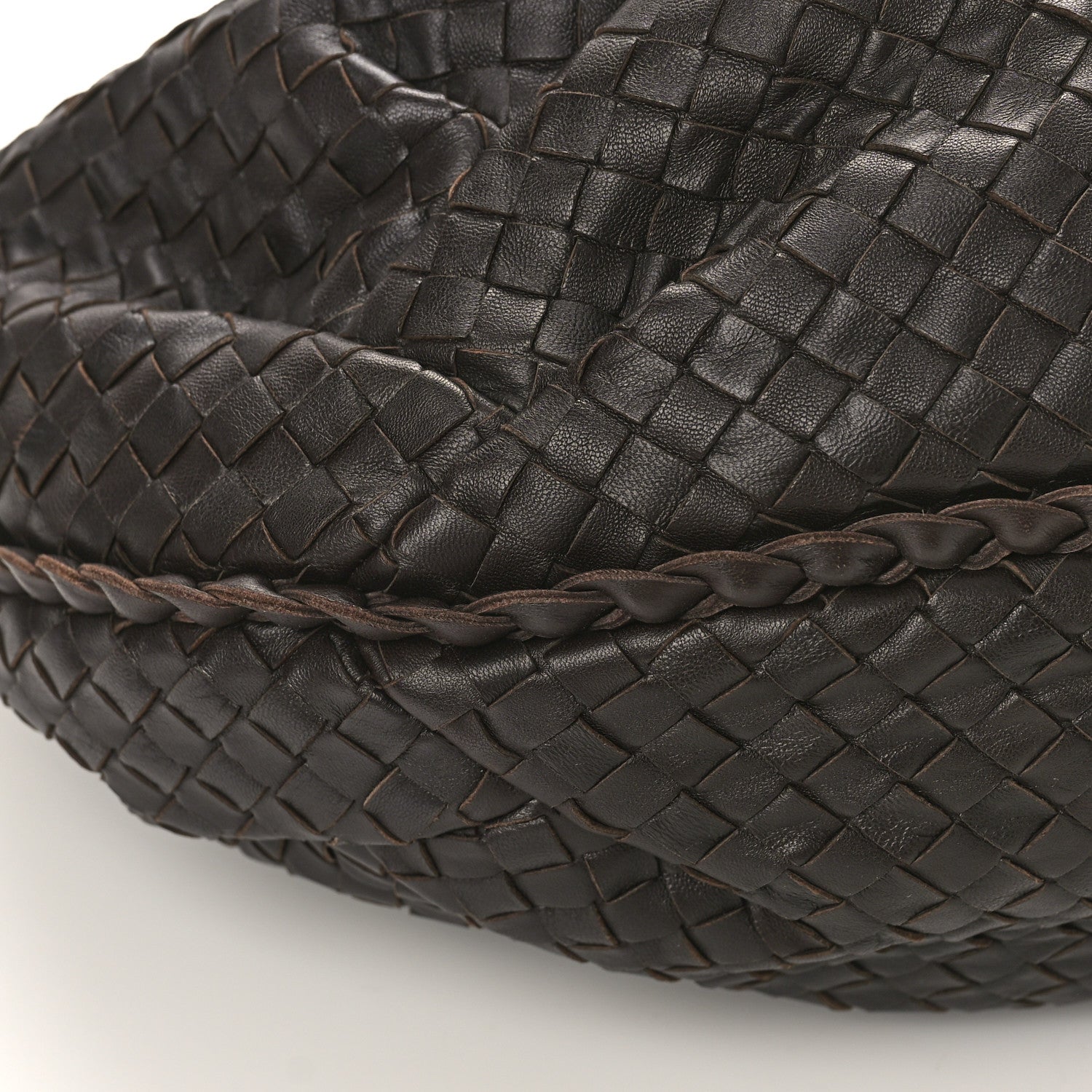 Bottega Veneta Nappa Intrecciato Large Veneta Hobo Ebano 8 of 9