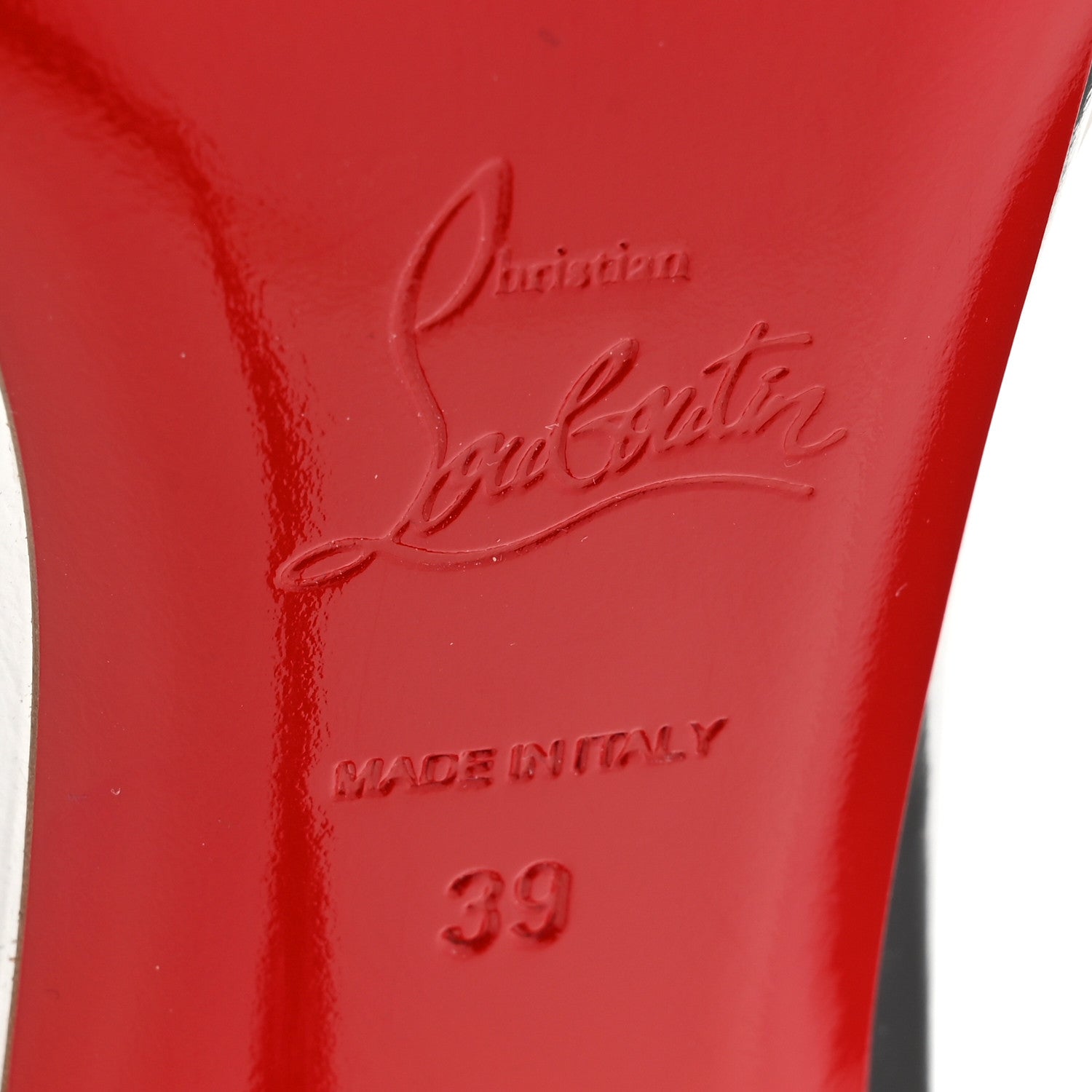 Christian Louboutin Calfskin Specchio 100 Delicotte Booties 39 Snow Silver 7 of 9