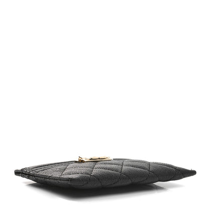 Chanel Caviar Quilted Boy Card Holder Black 4 of 9