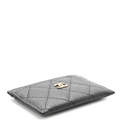 Chanel Caviar Quilted Card Holder Black 4 of 8