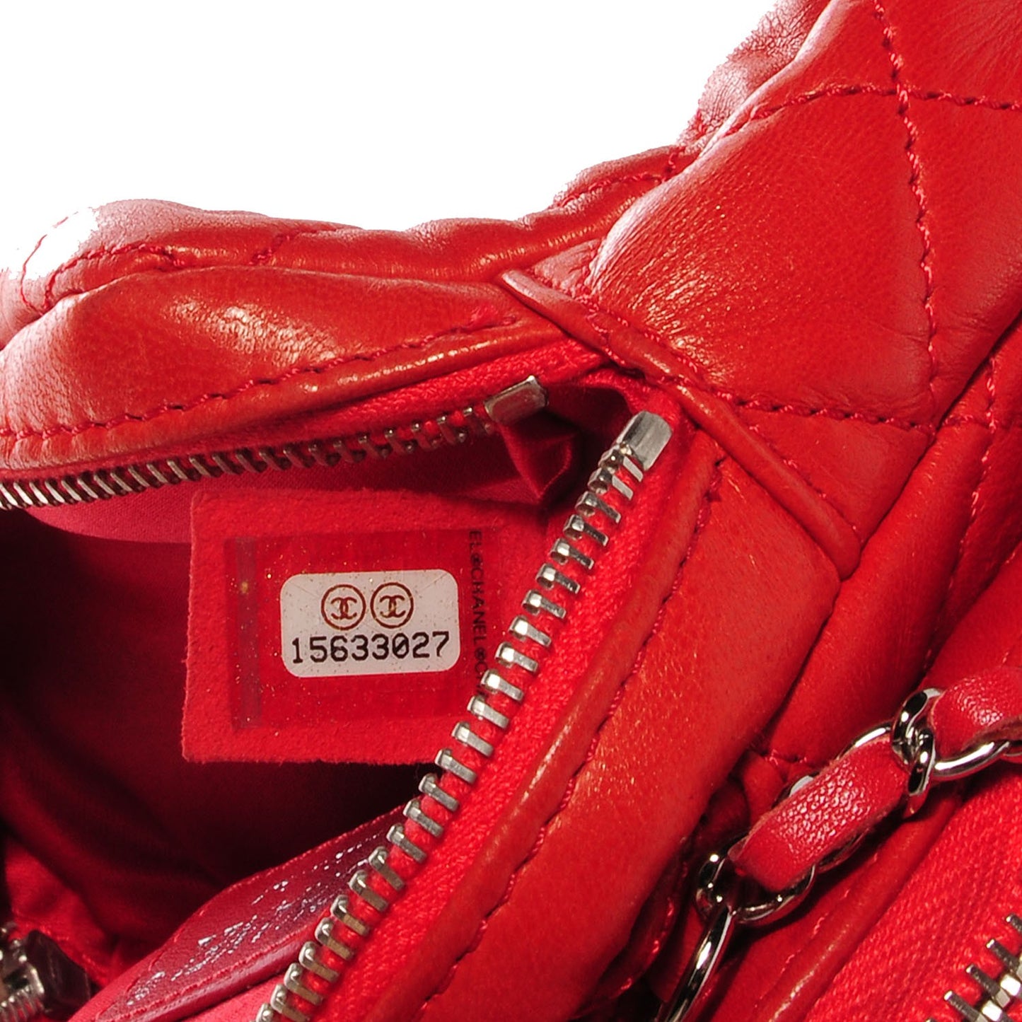 Lambskin Quilted New Mini Flap Red