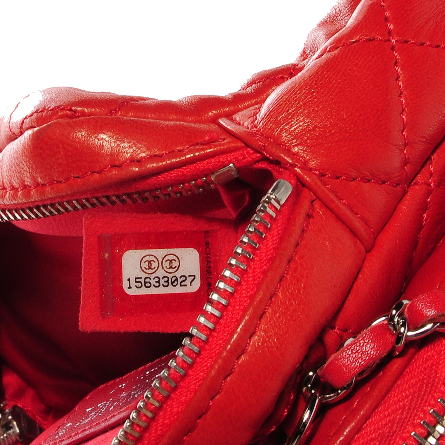 Chanel Lambskin Quilted New Mini Flap Red 6 of 7