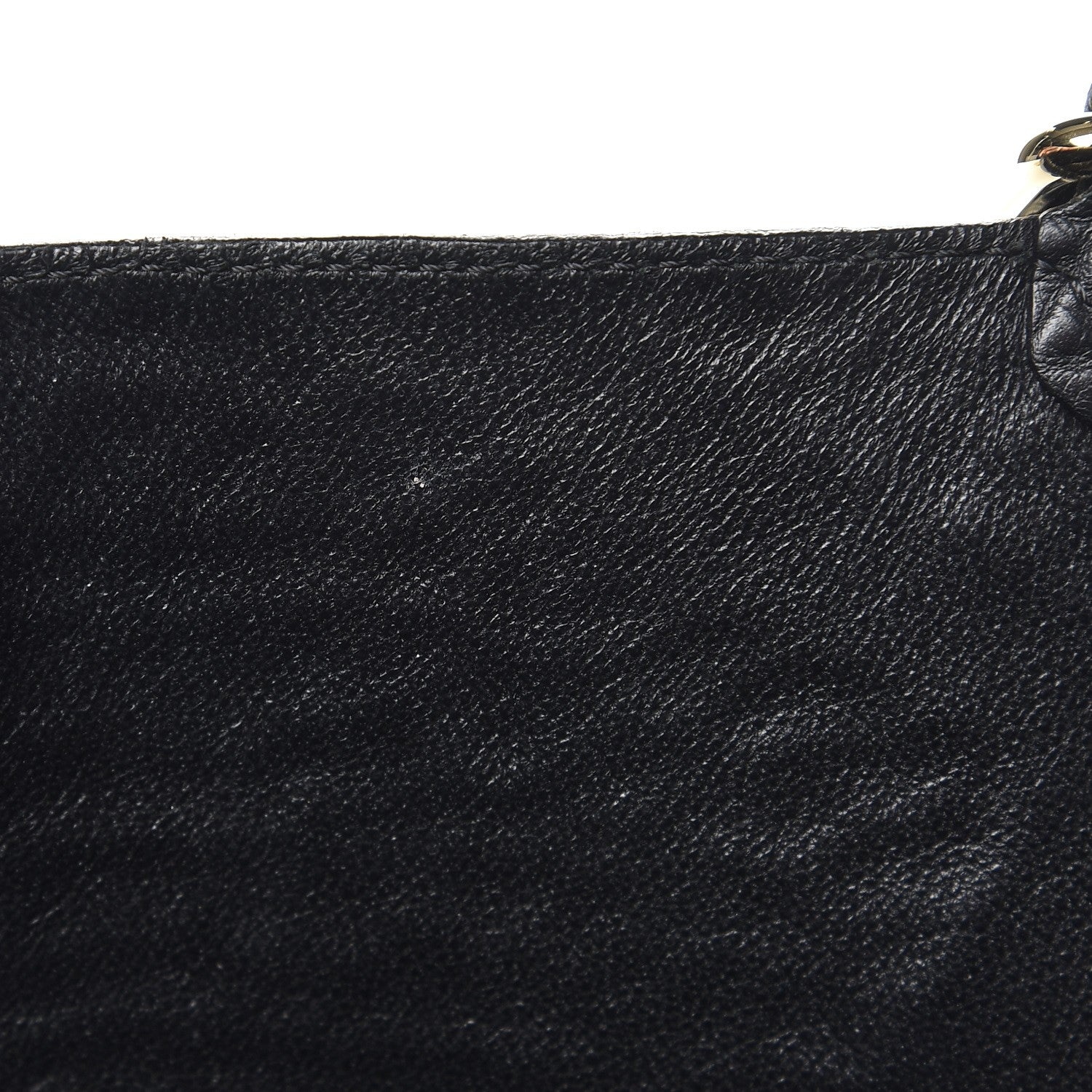 Burberry Signature Grain Calfskin Check Embossed Small Canterbury Tote Black 7 of 11