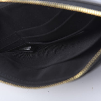 Chanel Caviar Quilted Small French New Wave CC Pouch Black 9 of 11