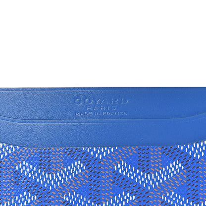 Goyard Goyardine Saint Sulpice Card Holder Sky Blue 6 of 8
