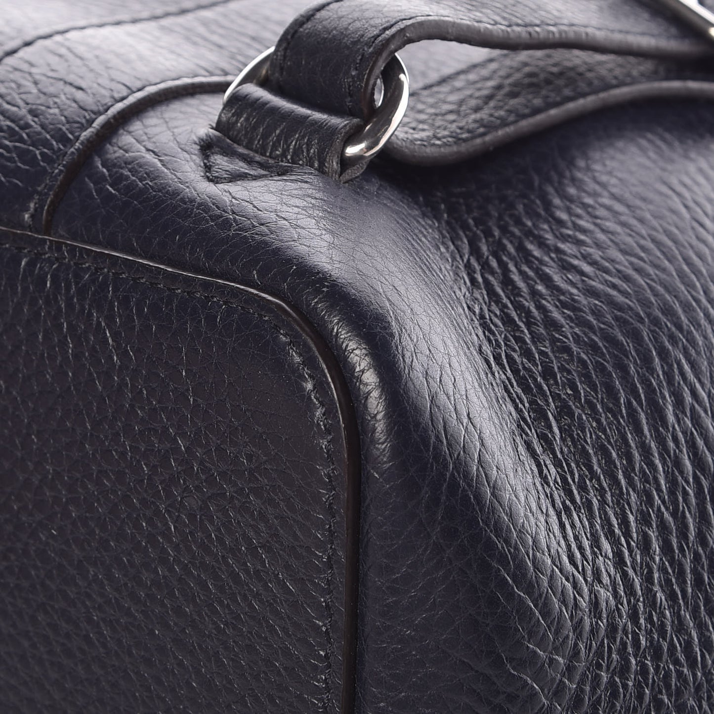 Classic Grain Calfskin Small Bayswater Backpack Midnight Blue