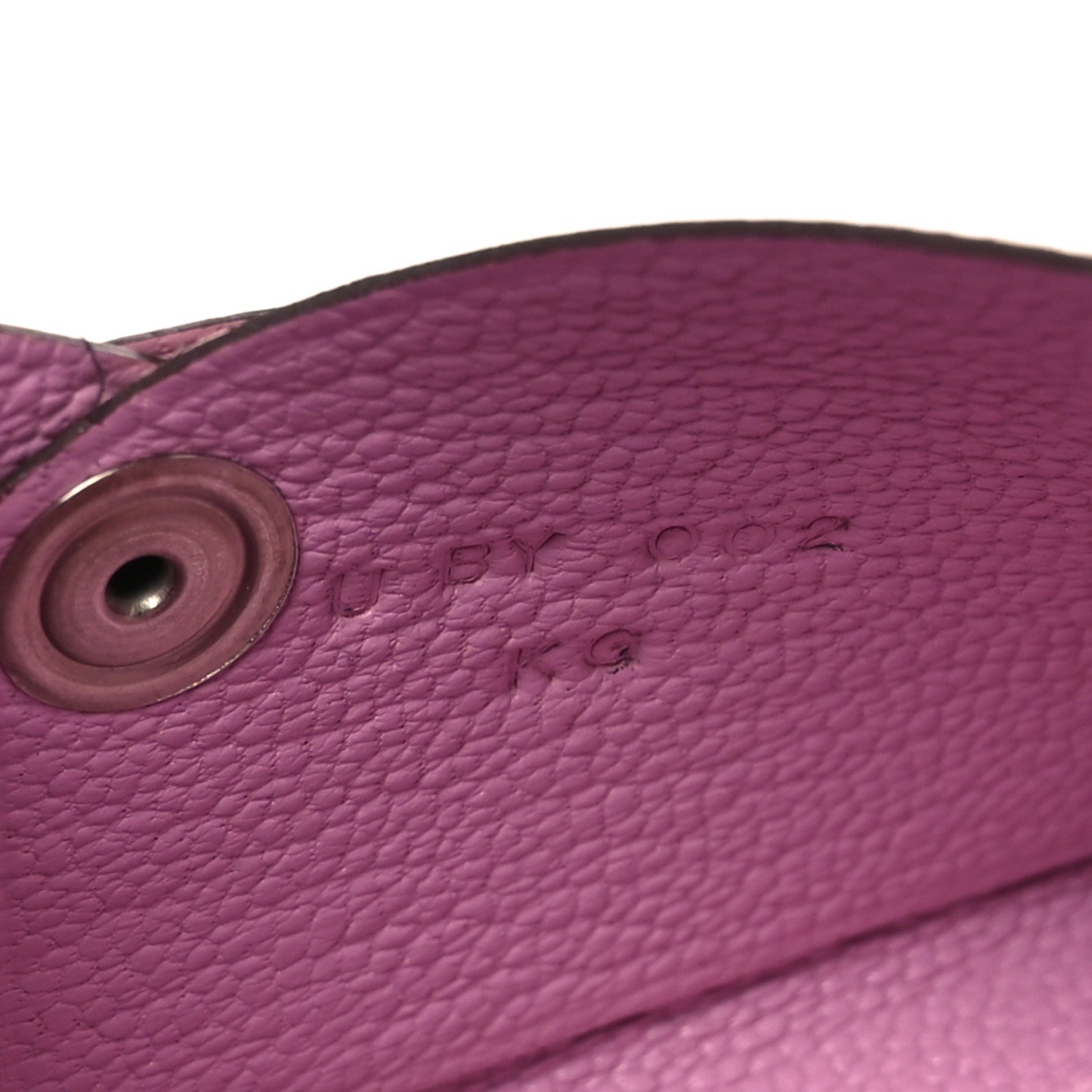 Hermes Chevre Mysore Verso Calvi Card Case Caramel Mauve Sylvestre 8 of 9