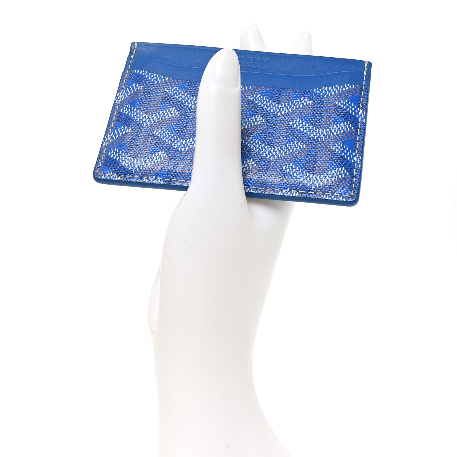 Goyard Goyardine Saint Sulpice Card Holder Sky Blue 2 of 6
