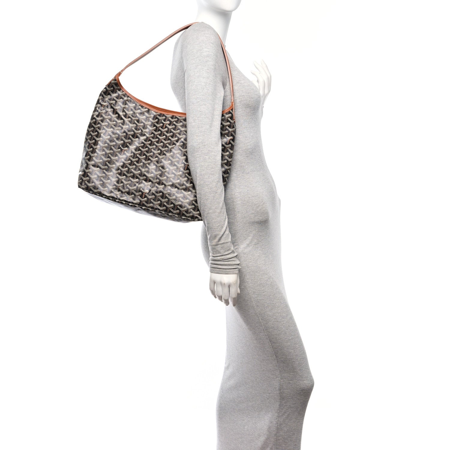Goyard Goyardine Boheme Hobo Black Gold 2 of 10