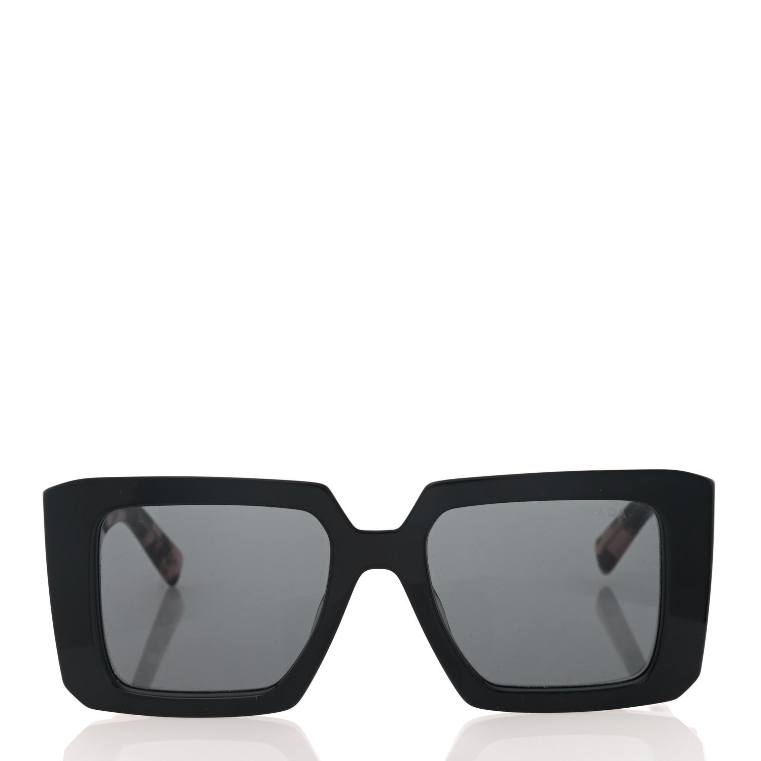 Prada Acetate Symbole Sunglasses SPR 23Y Slate Grey 2 of 8