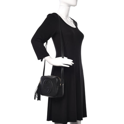 Gucci Pebbled Calfskin Small Soho Disco Bag Black 2 of 12