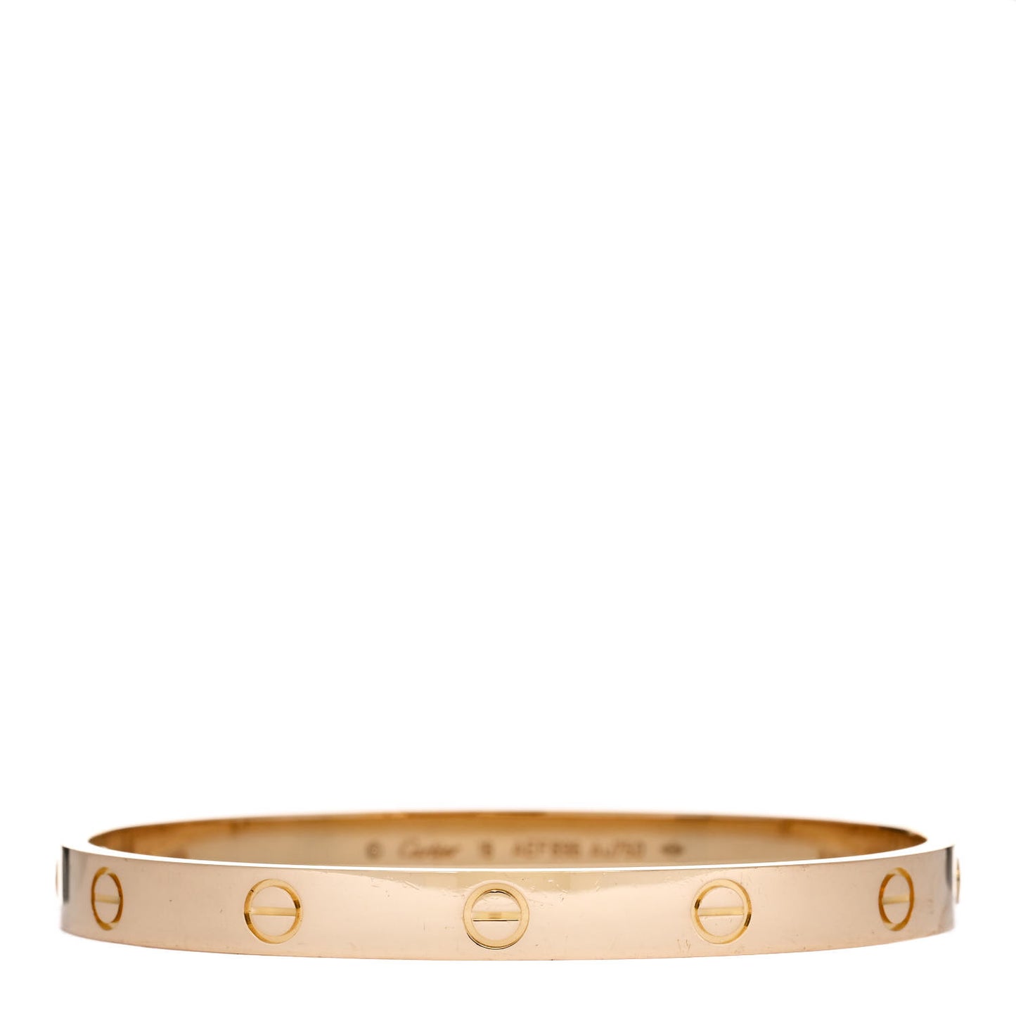 18K Yellow Gold LOVE Bracelet 18