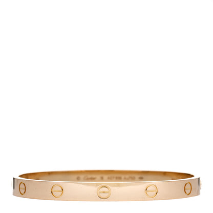 Cartier 18K Yellow Gold LOVE Bracelet 18 1 of 5