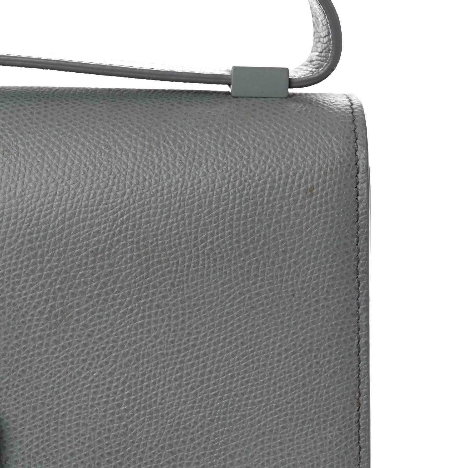 Christian Dior Ultra Matte Grained Calfskin 30 Montaigne Flap Bag Grey 15 of 31