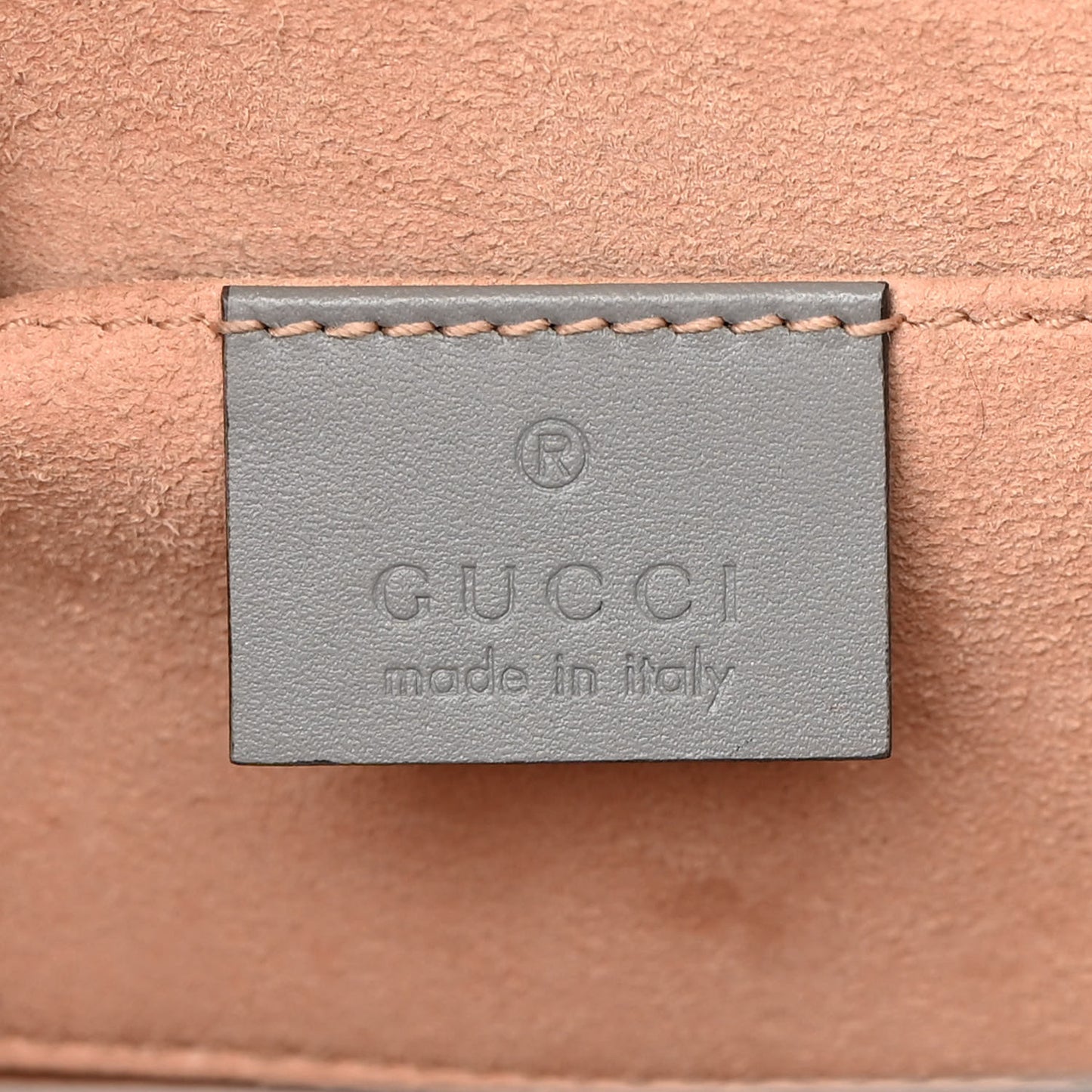 Guccissima Small Padlock Shoulder Bag Grey