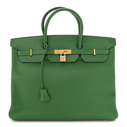 Hermes Epsom Birkin 40 Vert Bengale 1 of 18