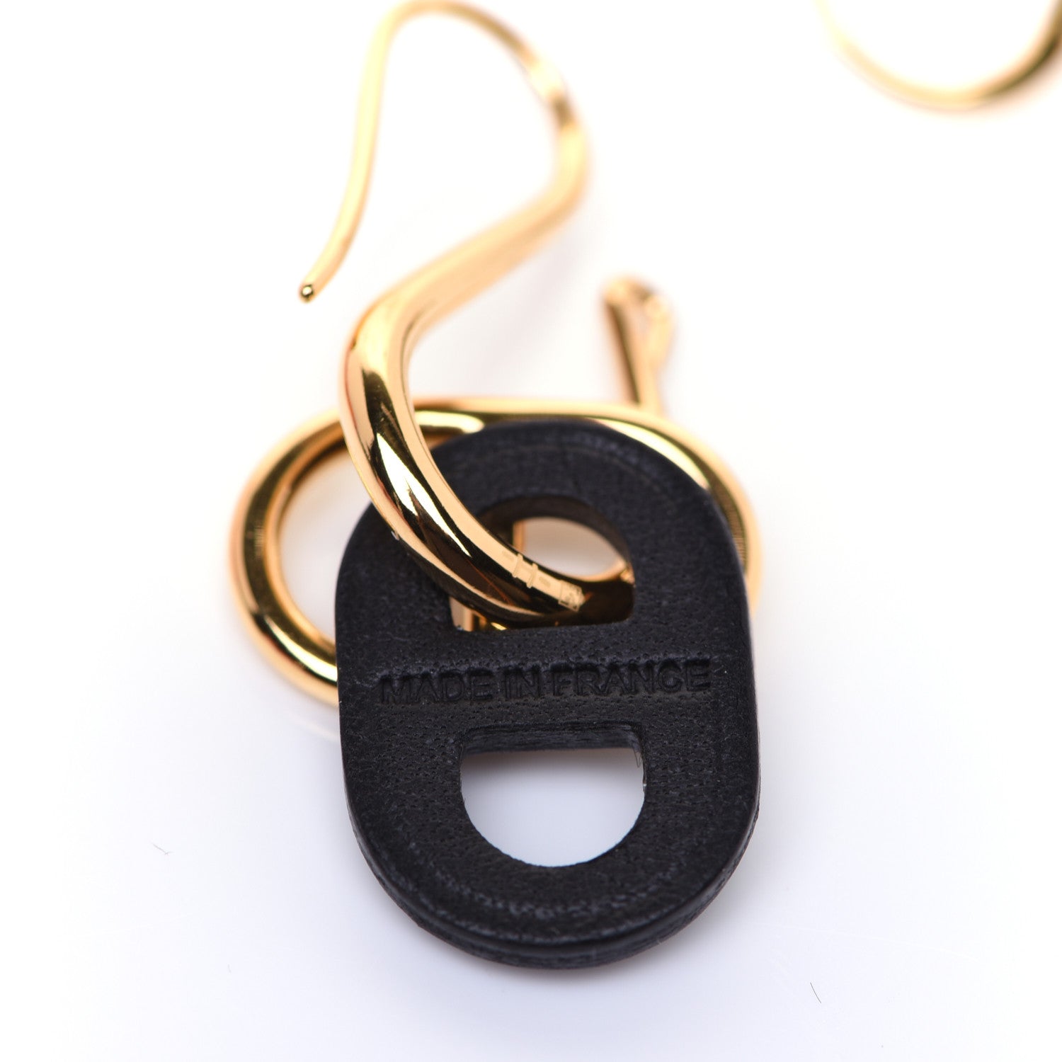Hermes Swift O'Maillon Earrings Black 5 of 8