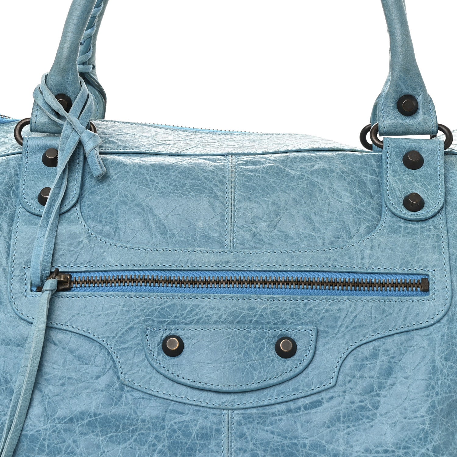 Balenciaga Agneau Classic Hardware Work Sky Blue 16 of 25