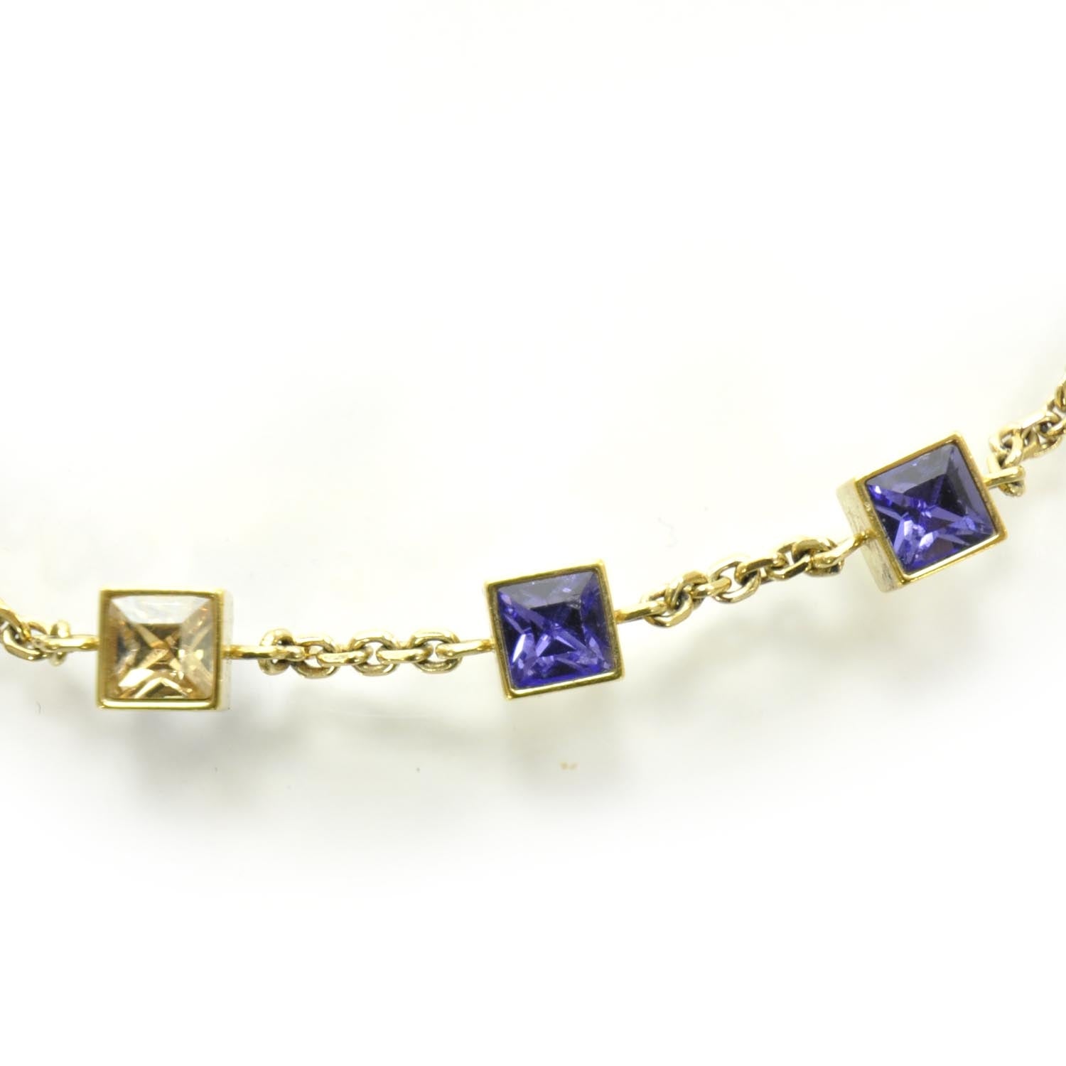 Louis Vuitton Swarovski Gamble Short Necklace Azur 2 of 5