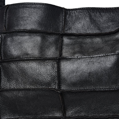 Chanel Lambskin Patchwork Shoulder Bag Black 13 of 14