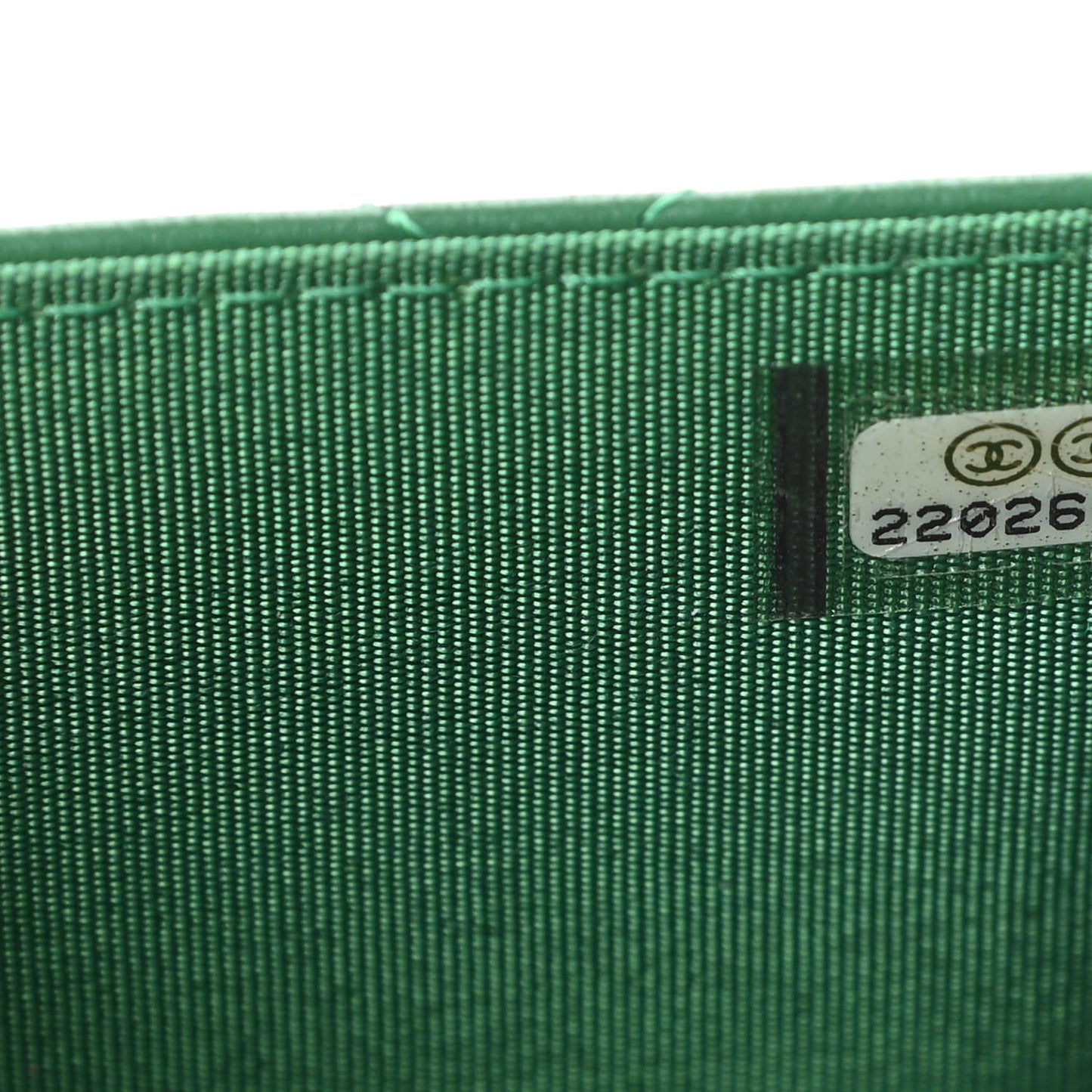 Lambskin Quilted Boy Wallet On Chain WOC Green