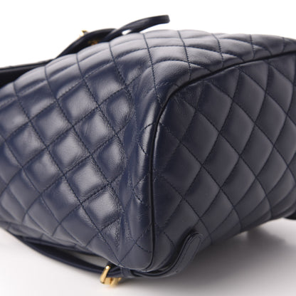 Chanel Calfskin Quilted Small Urban Spirit Backpack Navy 5 of 11