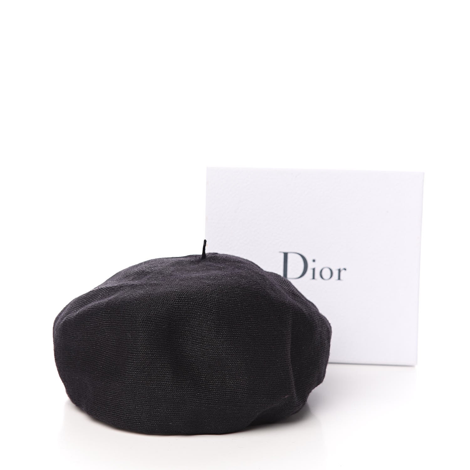 Christian Dior Technical Fabric Etoile Beret Black 6 of 6