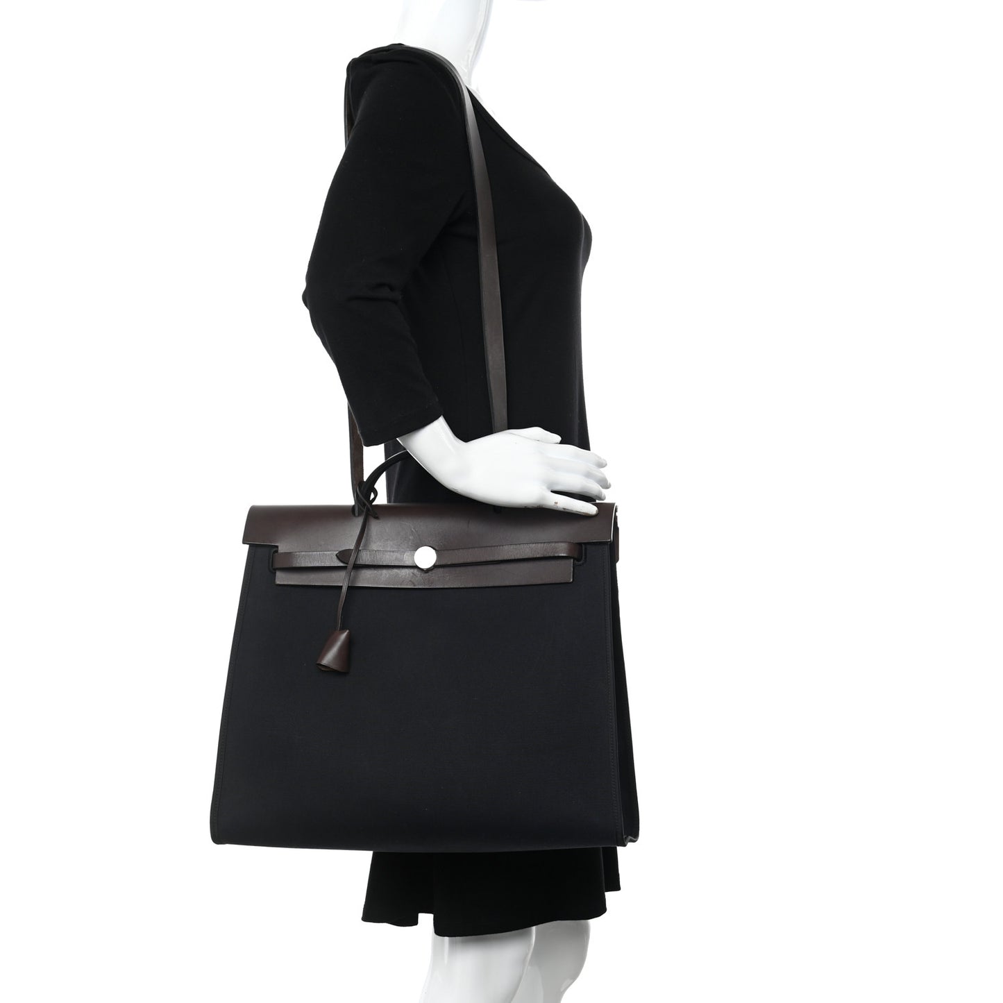 Toile Vache Hunter Herbag Zip 39 MM Black Ebene