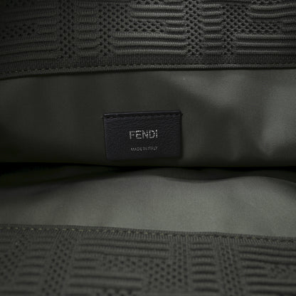 Fendi Technical Fabric Plexiglass FF Medium Fendi Sunshine Shopper Tote Wood 6 of 10