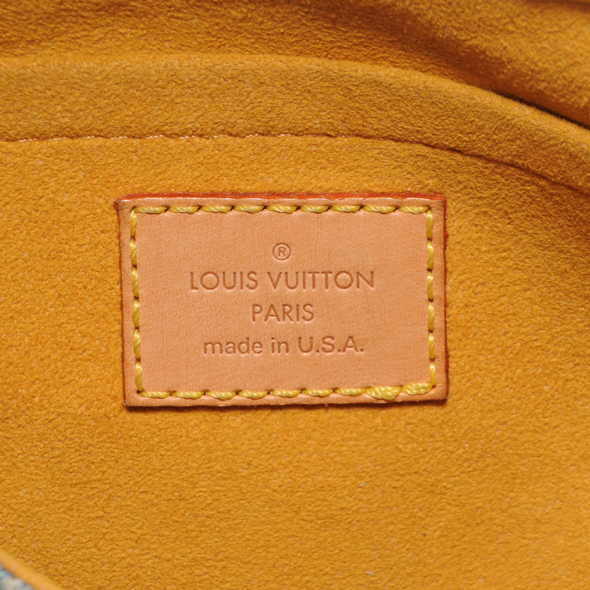 Louis Vuitton Monogram Denim Mini Pleaty Blue 6 of 10