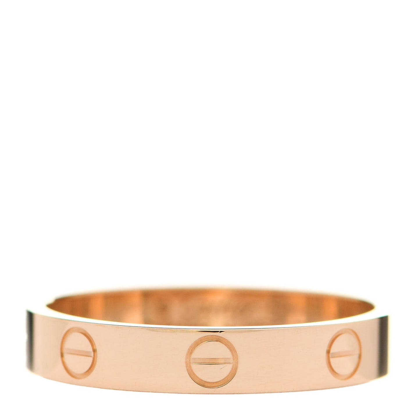 18K Yellow Gold 3.5mm LOVE Wedding Band Ring 58 8.25