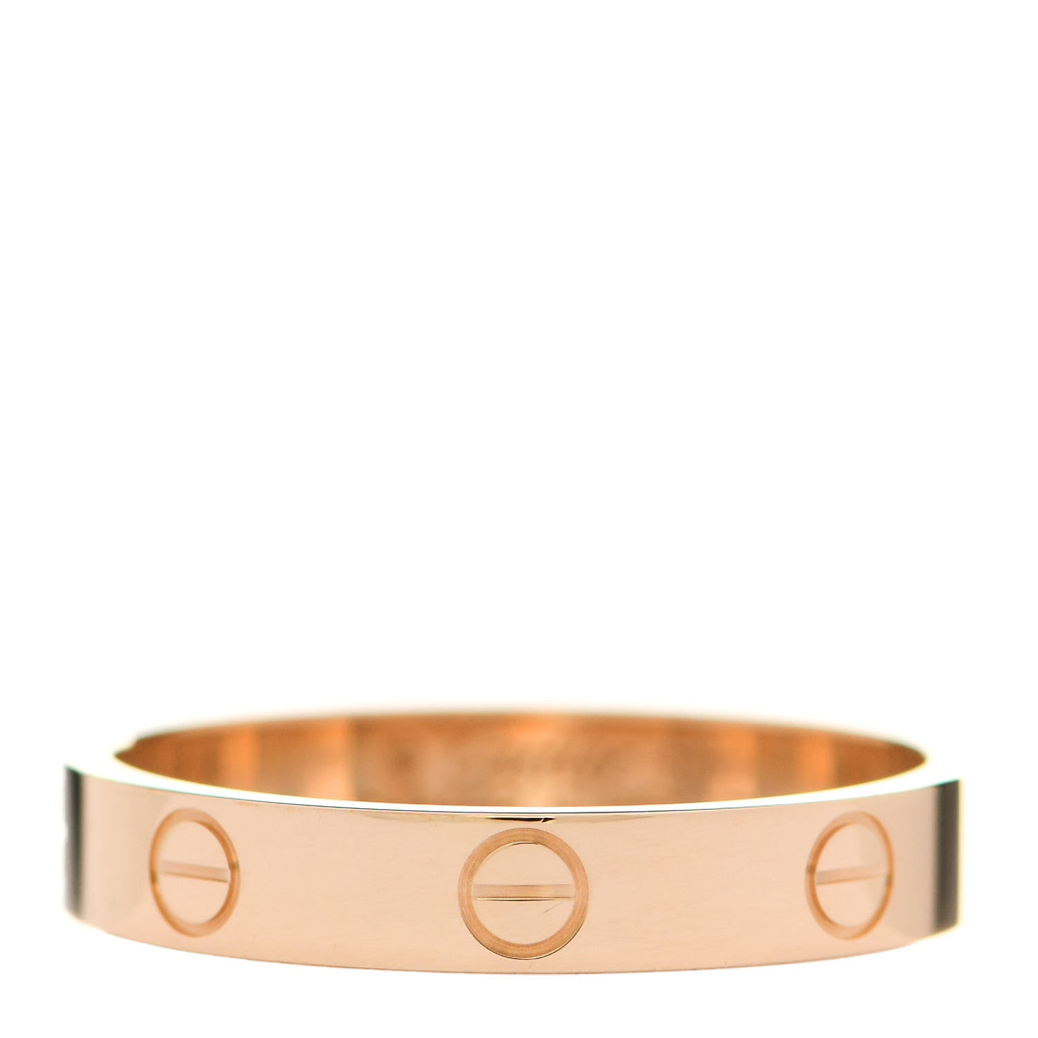 Cartier 18K Yellow Gold 3.5mm LOVE Wedding Band Ring 58 8.25 1 of 6