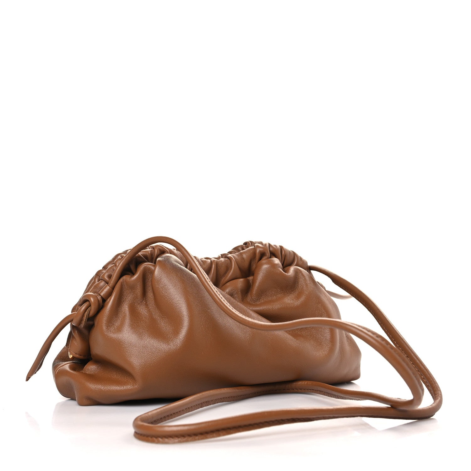 Mansur Gavriel Lambskin Cloud Mini Clutch Caramel 2 of 7