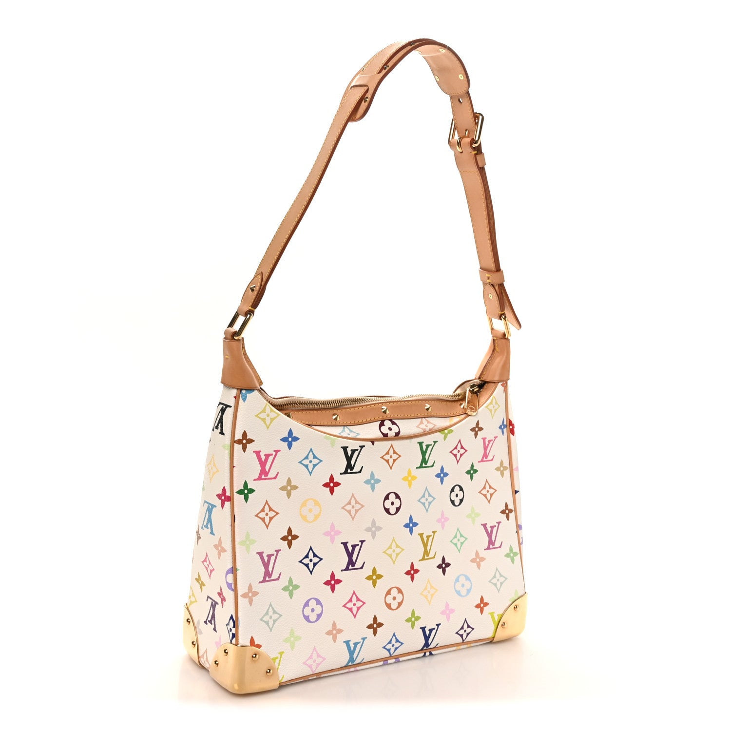 Louis Vuitton Monogram Multicolor Boulogne White 3 of 9
