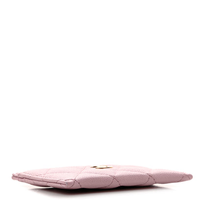 Chanel Caviar Quilted Card Holder Light Pink 4 of 9