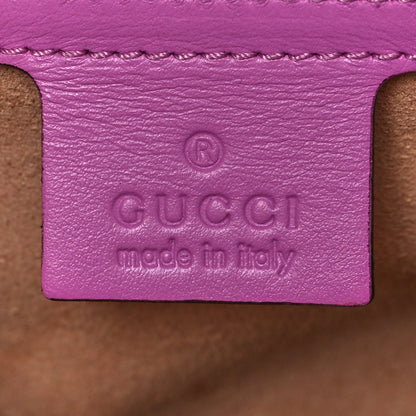 Gucci Calfskin Matelasse Small GG Marmont Tote Candy Mousse 6 of 18