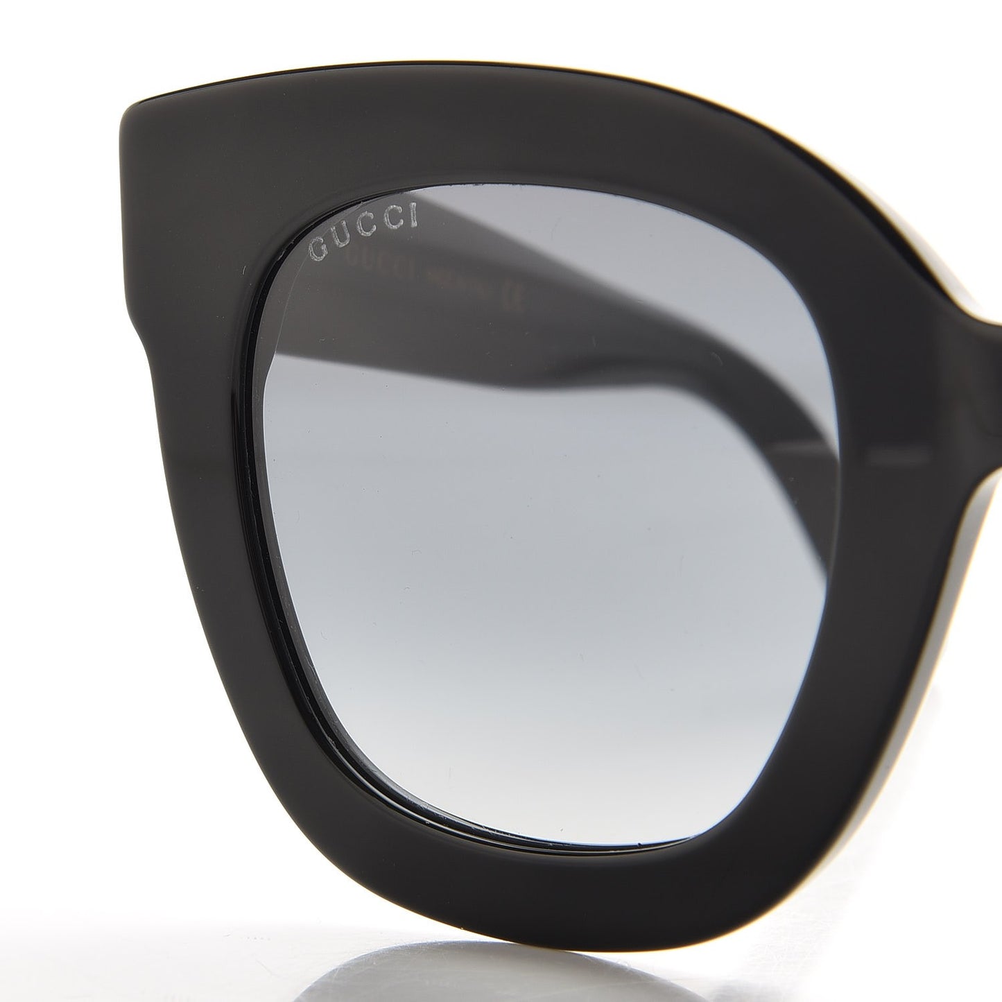 Round Frame Star Sunglasses GG0208S Black