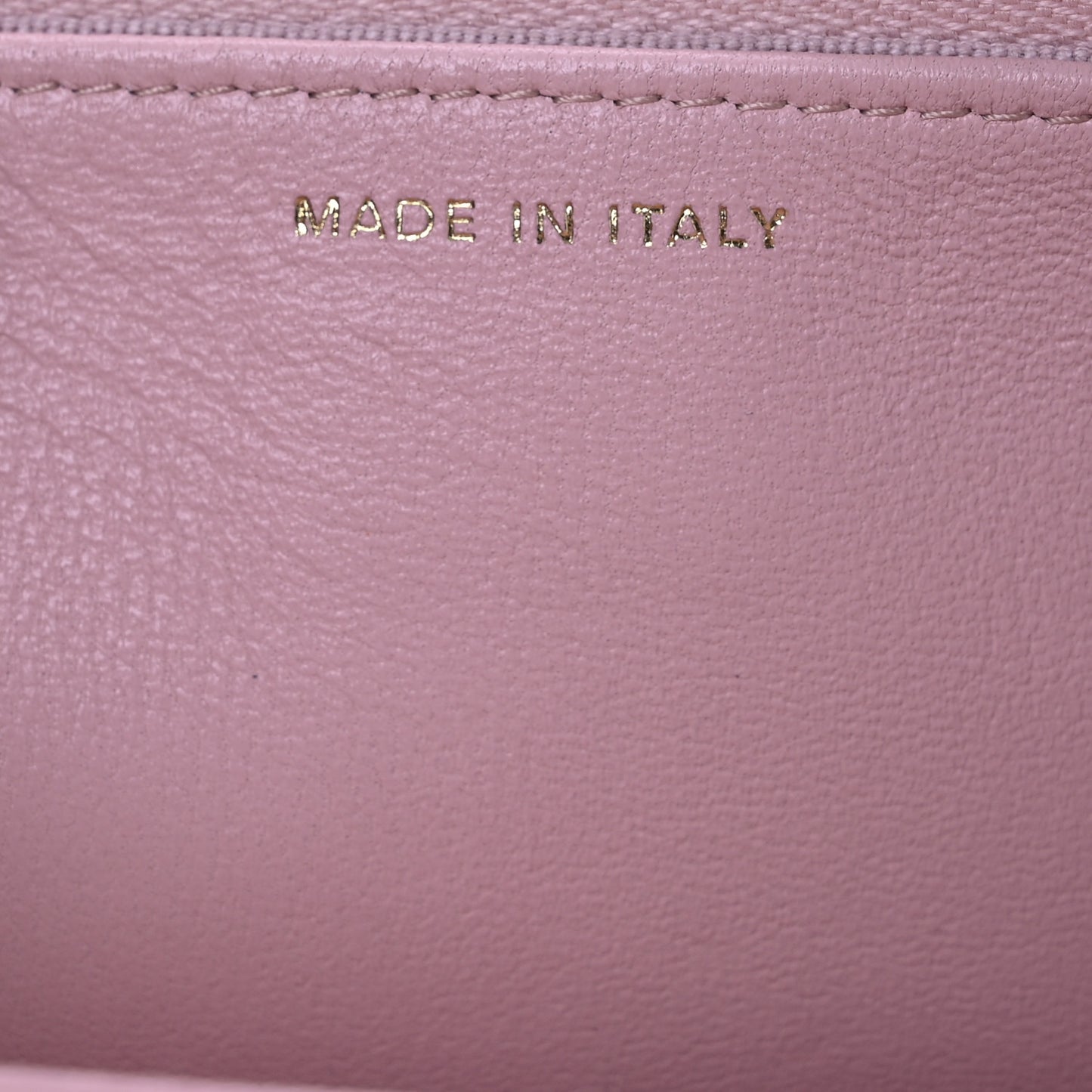 Lambskin Quilted Sweet Camellia Wallet on Chain WOC Light Beige