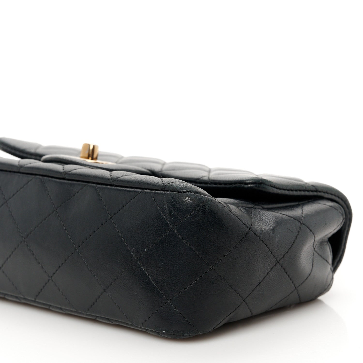 Chanel Lambskin Quilted Mini Rectangular Flap Black 11 of 11
