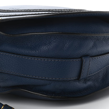 Chloe Calfskin Medium Marcie Round Crossbody Bag Royal Navy 9 of 9