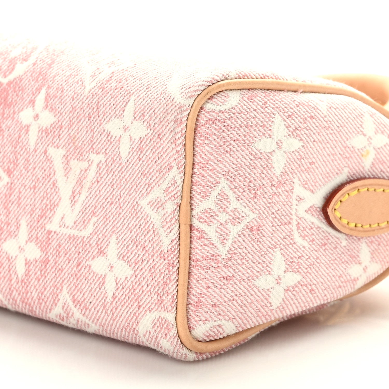 Louis Vuitton Monogram Jacquard Denim Nano Speedy Bandouliere Pink 8 of 8